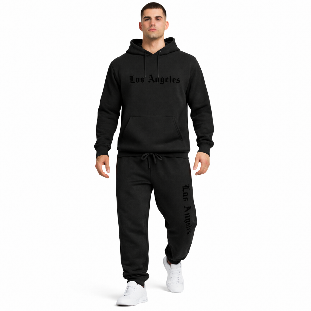 HypeWalk - Printed Sweatshirt and Pants Set Virel Motion