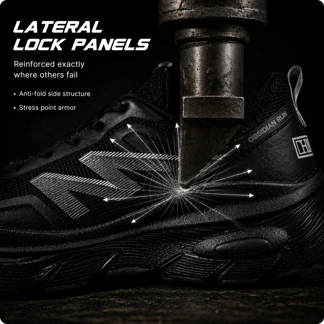 HypeWalk Obsidian Runner + Free Sock Pack
