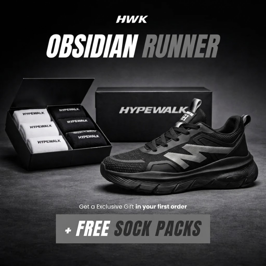 HypeWalk Obsidian Runner + Free Sock Pack
