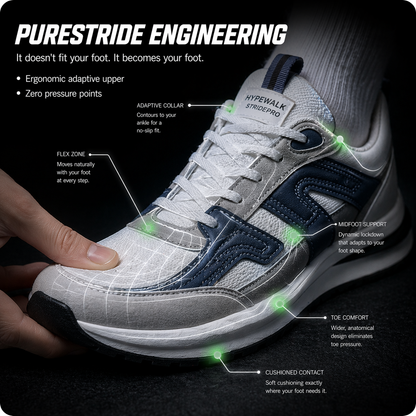 HypeWalk StridePro + Free Sock Pack