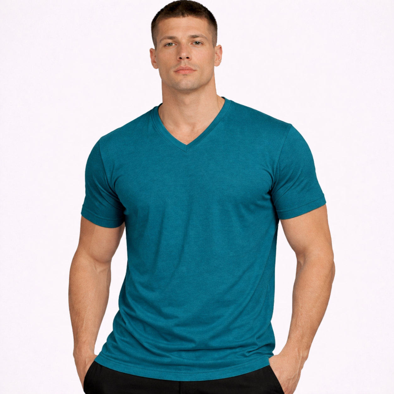 HypeWalk - Casual V-Neck T-Shirt Virel Ease