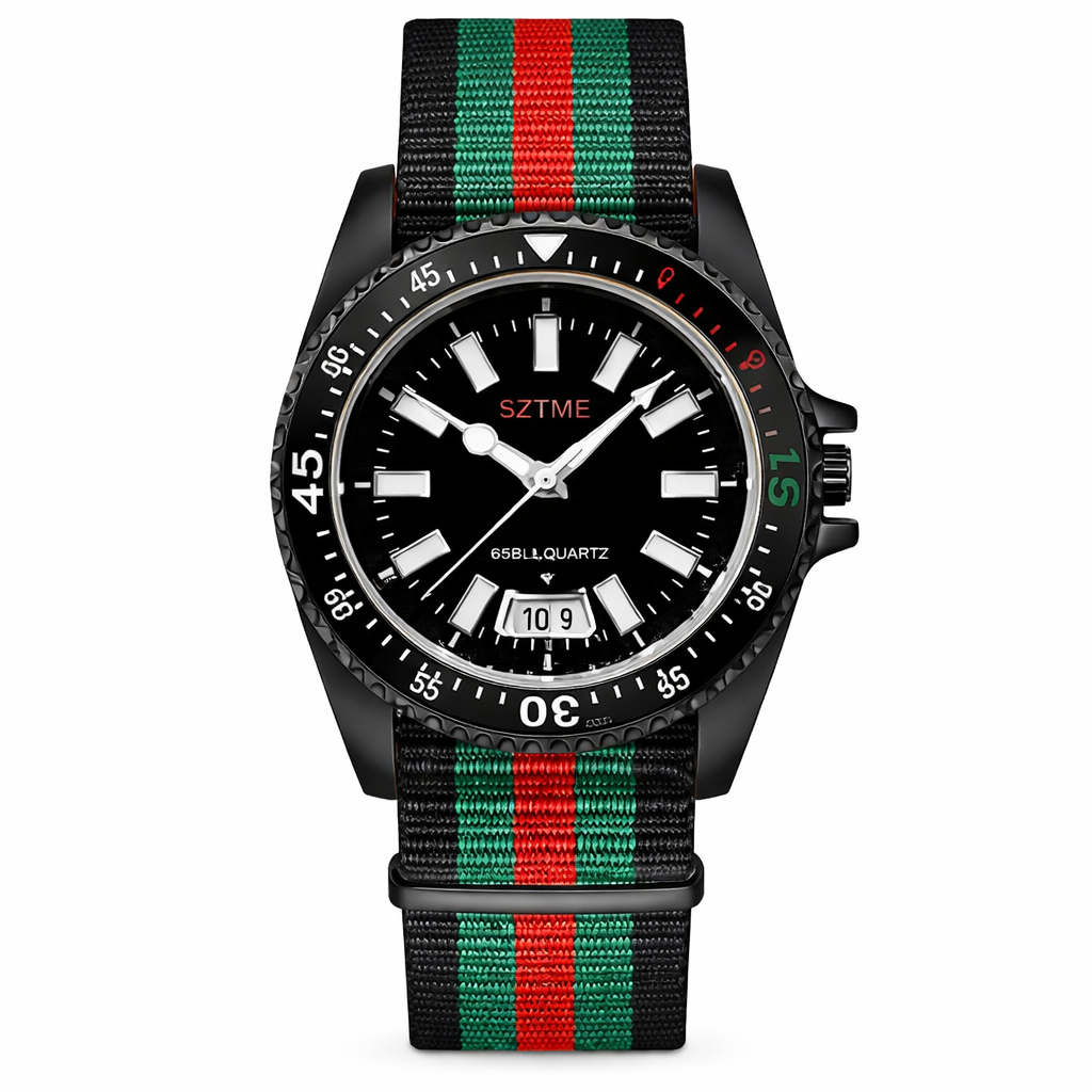 HypeWalk - Modern Nylon Strap Watch Chrona Virel