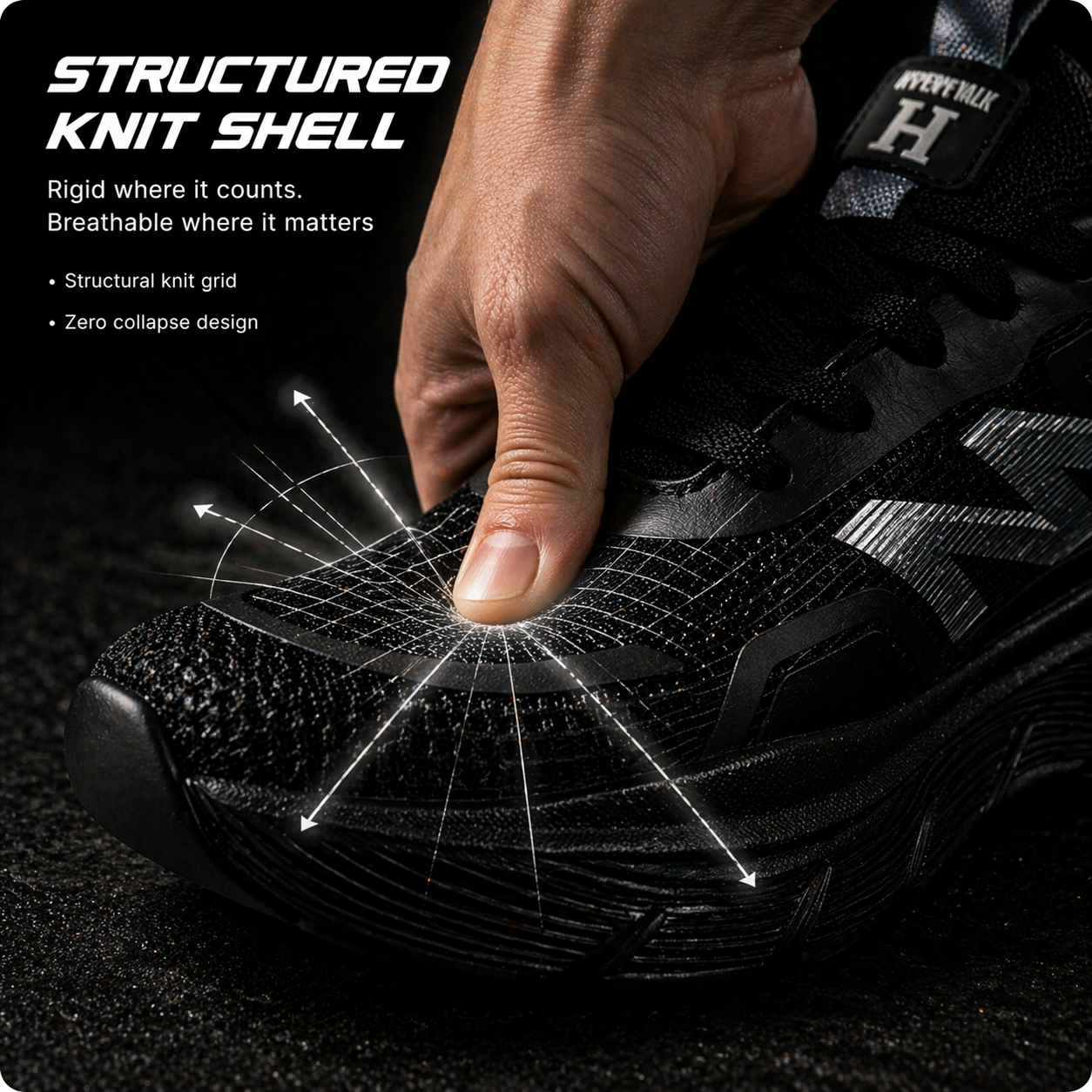 HypeWalk Obsidian Runner + Free Sock Pack