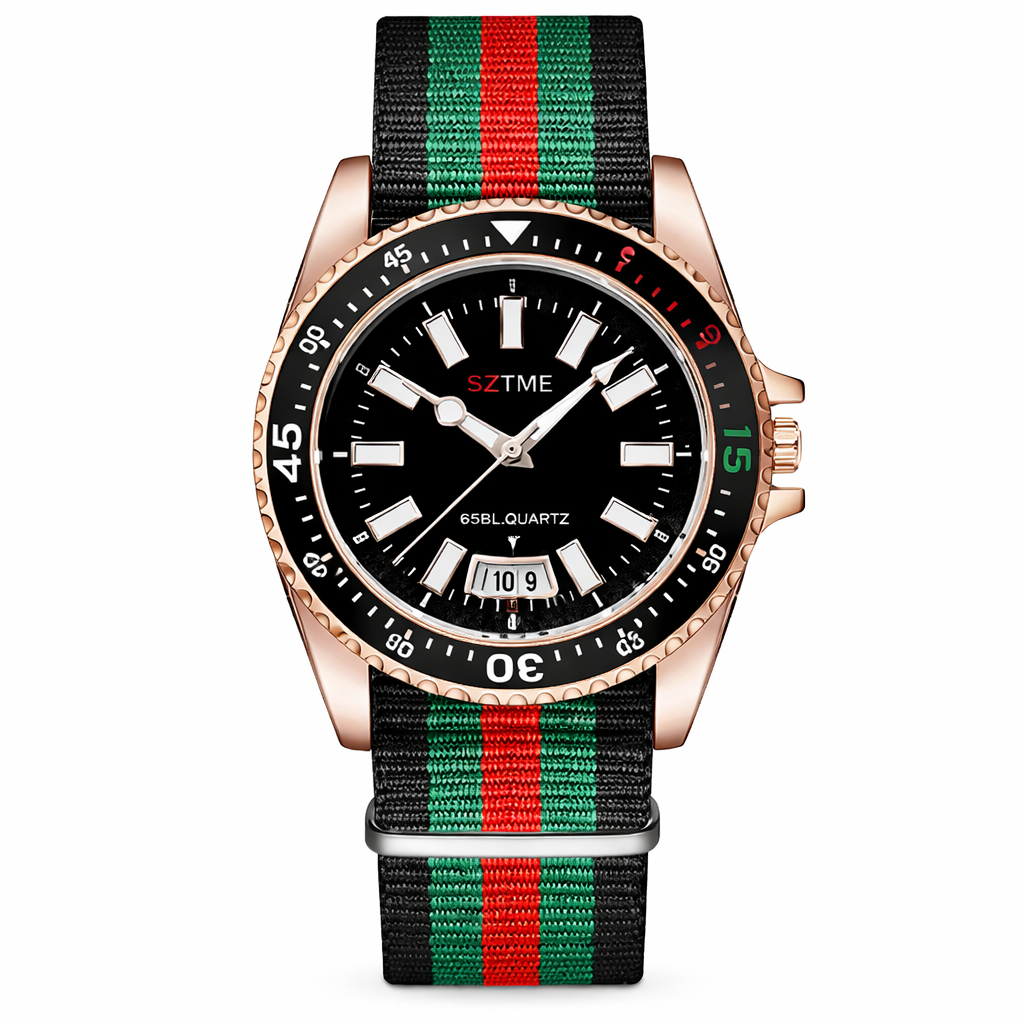 HypeWalk - Modern Nylon Strap Watch Chrona Virel
