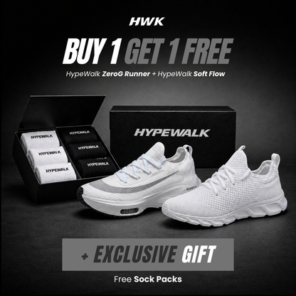 HypeWalk ZeroG Runner + Soft Flow - Buy 1 Get 1 FREE