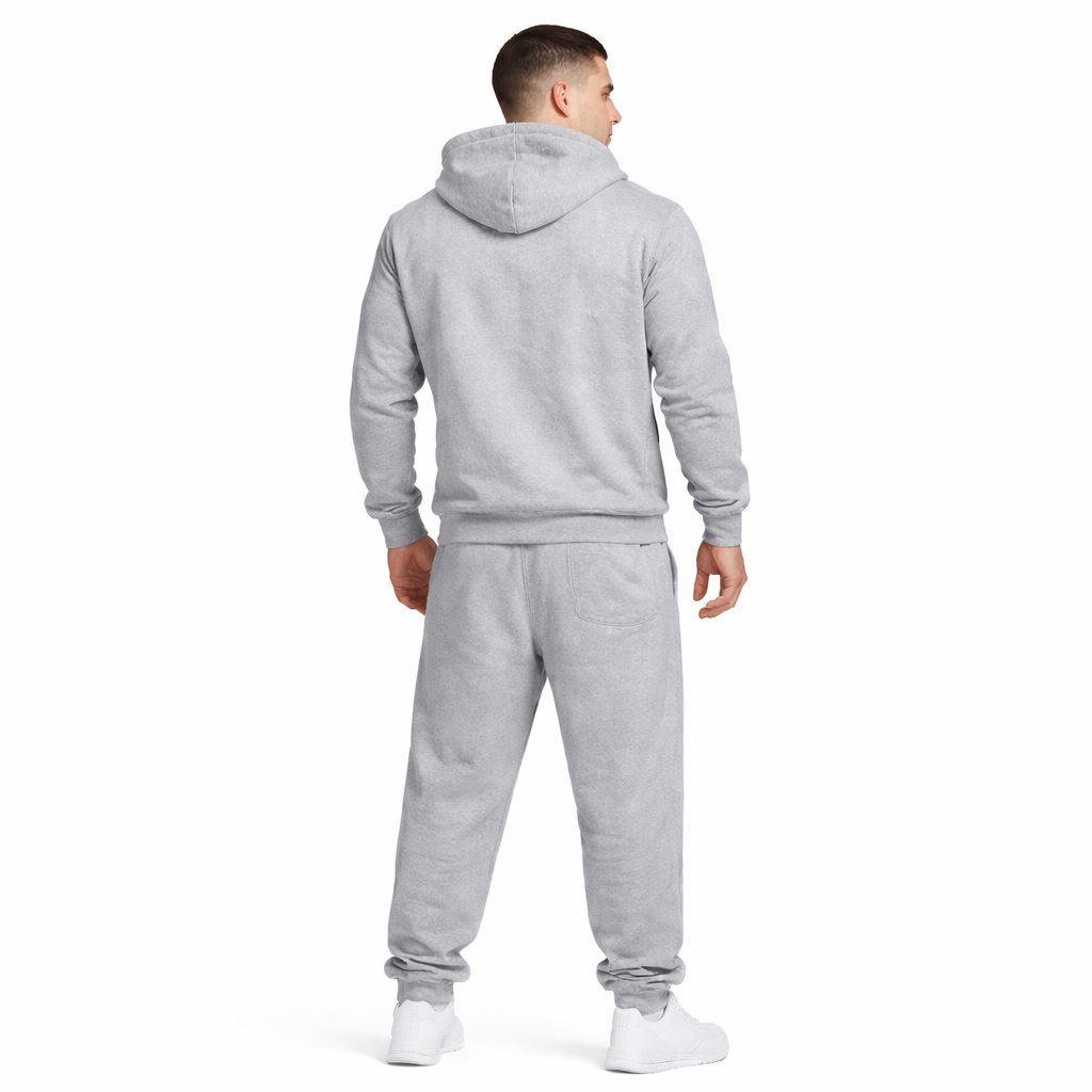 HypeWalk - Printed Sweatshirt and Pants Set Virel Motion