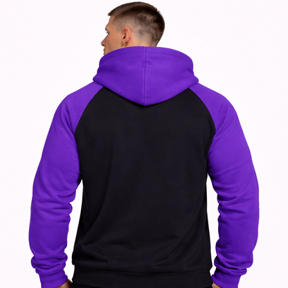 HypeWalk- Color Block Hooded Sweatshirt Chromis Flux