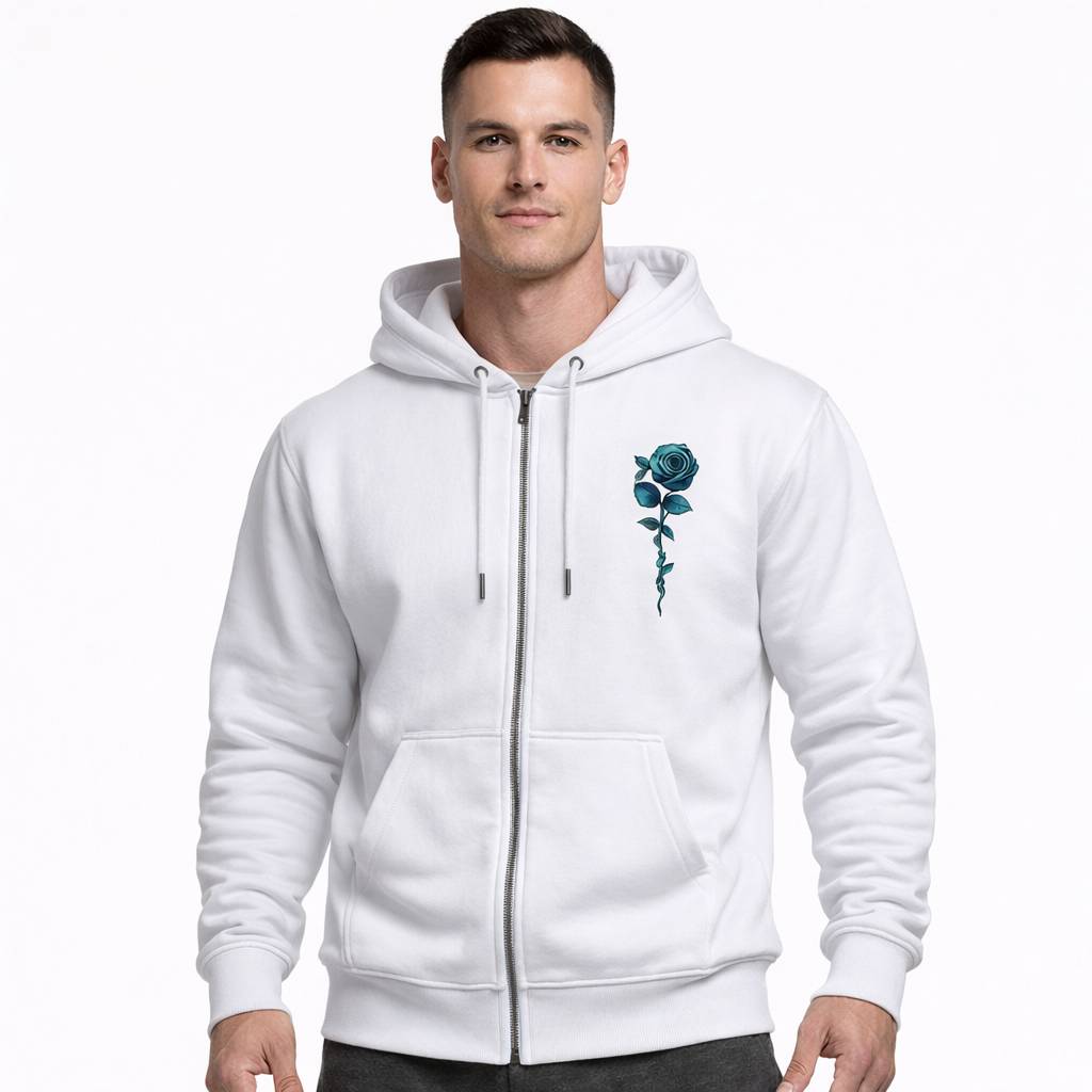HypeWalk - Graphic Zip Hooded Sweatshirt Ado Virel
