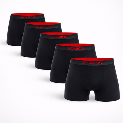 HypeWalk - 5 Piece Classic Cotton Boxer Briefs Set Prime Virel