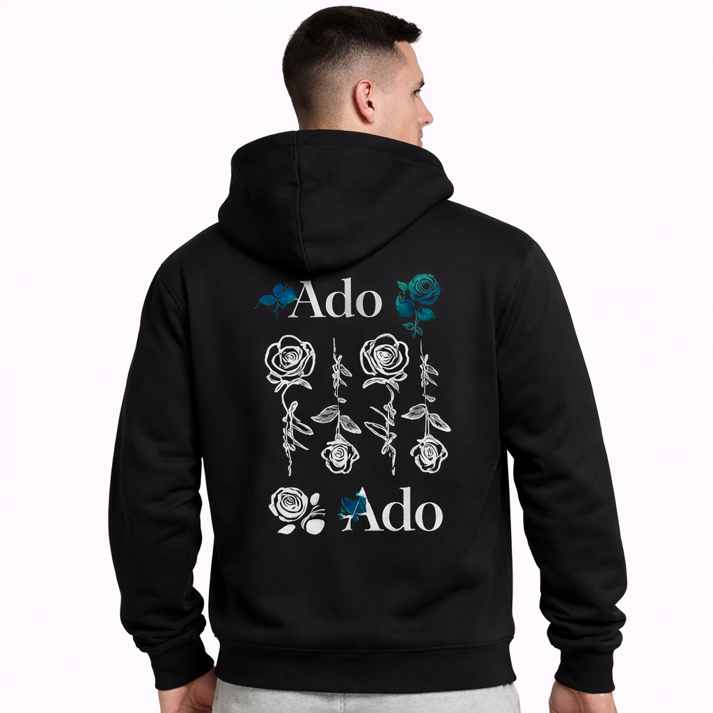 HypeWalk - Graphic Zip Hooded Sweatshirt Ado Virel