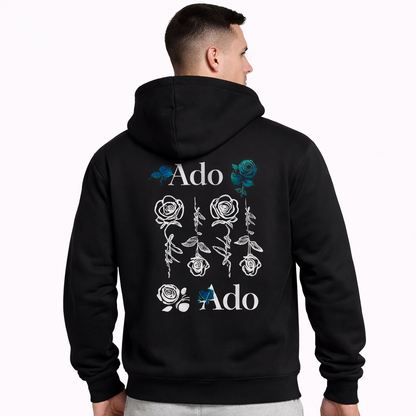 HypeWalk - Graphic Zip Hooded Sweatshirt Ado Virel