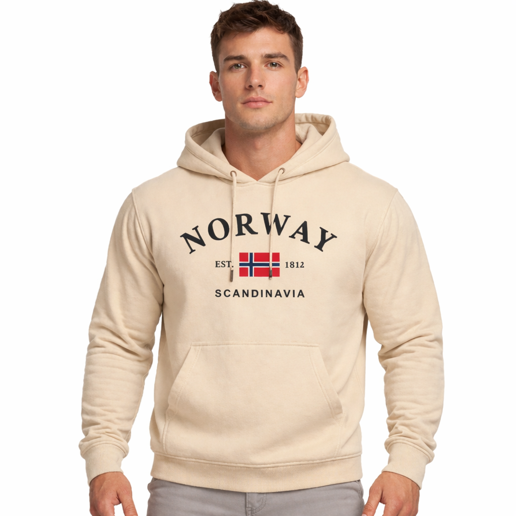 Hypewalk - Noru Printed Hooded Sweatshirt Noru Virel